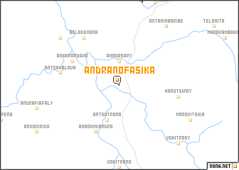 map of Andranofasika