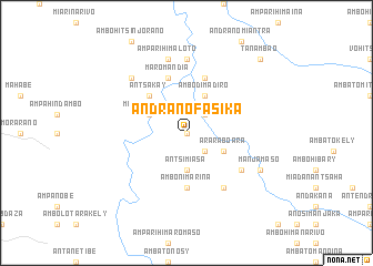 map of Andranofasika