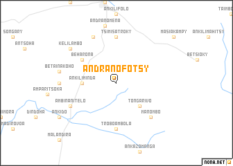 map of Andranofotsy