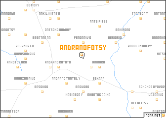 map of Andranofotsy