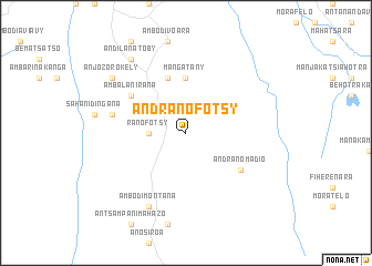 map of Andranofotsy