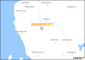 map of Andranofoty