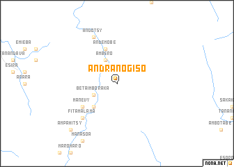 map of Andranogiso