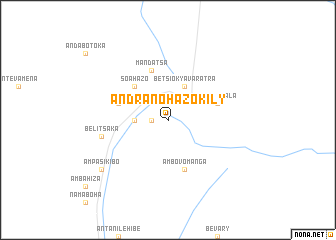map of Andranohazokily