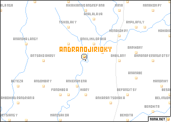 map of Andranojirioky