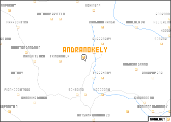 map of Andranokely