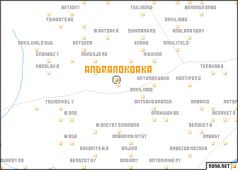 map of Andranokoaka