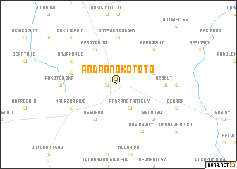 map of Andranokototo