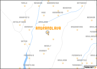 map of Andranolava