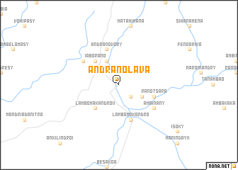 map of Andranolava