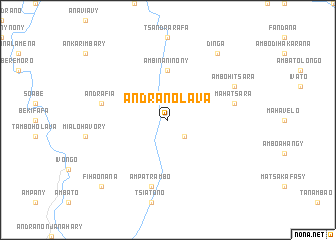 map of Andranolava