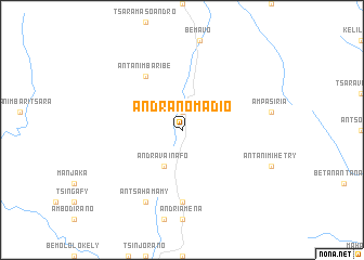 map of Andranomadio