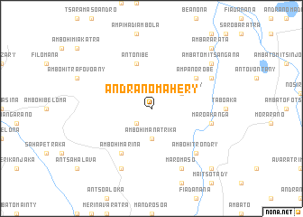 map of Andranomahery
