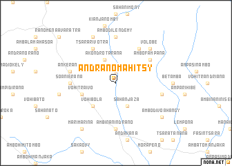 map of Andranomahitsy