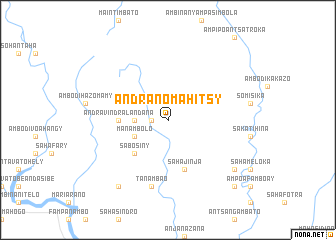 map of Andranomahitsy