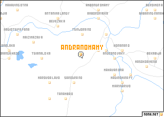 map of Andranomamy