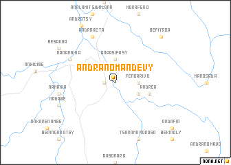 map of Andranomandevy