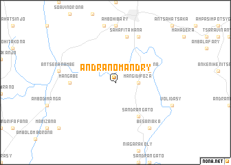 map of Andranomandry