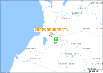 map of Andranomanenty