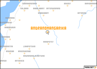 map of Andranomangarika