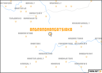 map of Andranomangatsiaka