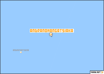 map of Andranomangatsiaka