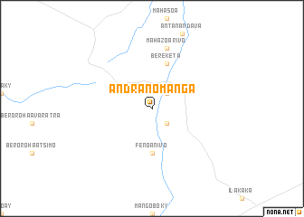 map of Andranomanga