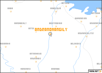 map of Andranomangily