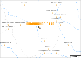 map of Andranomanintsa