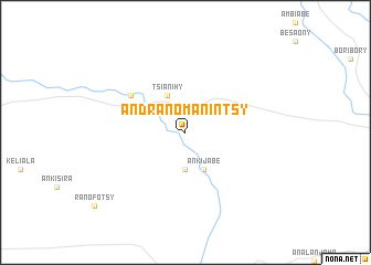 map of Andranomanintsy