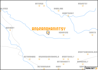 map of Andranomanintsy