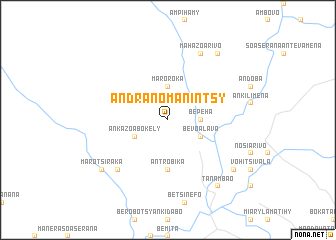 map of Andranomanintsy