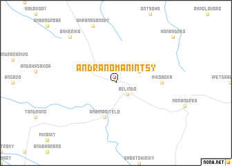 map of Andranomanintsy