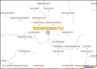 map of Andranomanitsy