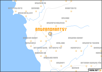 map of Andranomantsy