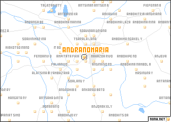 map of Andranomaria