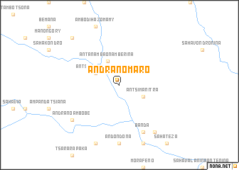 map of Andranomaro