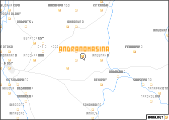 map of Andranomasina
