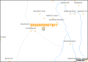 map of Andranomatavy