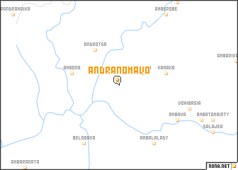 map of Andranomavo