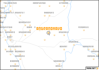 map of Andranomavo