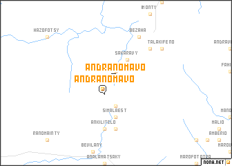 map of Andranomavo