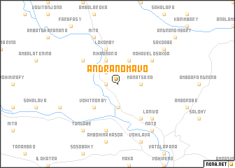 map of Andranomavo