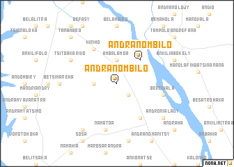 map of Andranombilo