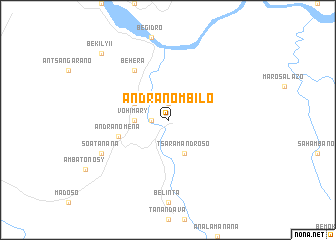 map of Andranombilo