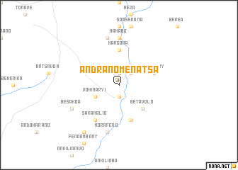 map of Andranomenatsa