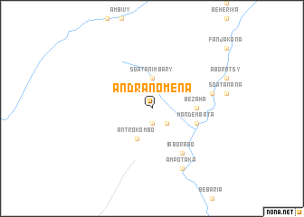 map of Andranomena