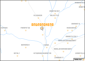 map of Andranomena