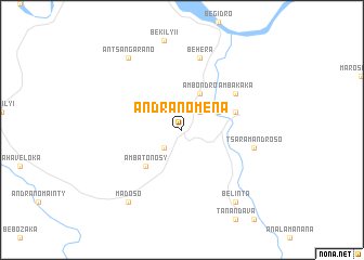 map of Andranomena