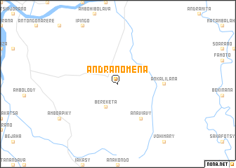 map of Andranomena